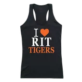 W Republic Women's I Love Tank Shirt Rochester Rit Tigers 532-370