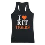 W Republic Women's I Love Tank Shirt Rochester Rit Tigers 532-370