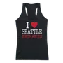 W Republic Women's I Love Tank Shirt Seattle University Redhawks 532-378