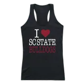 W Republic Women's I Love Tank Shirt South Carolina State University Bulldogs 532-384