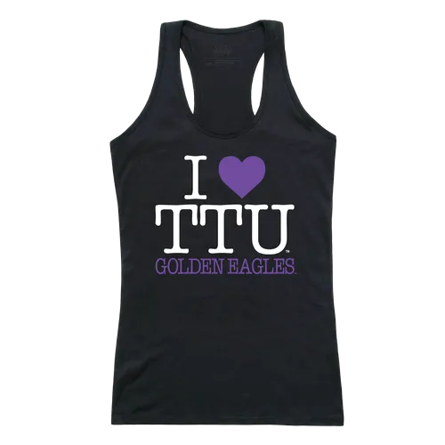 W Republic Women's I Love Tank Shirt Tennessee Tech Golden Eagles 532-391