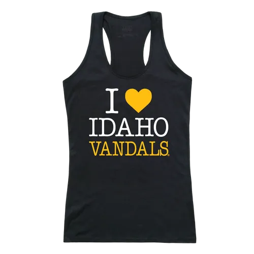 W Republic Women's I Love Tank Shirt Idaho Vandals 532-395