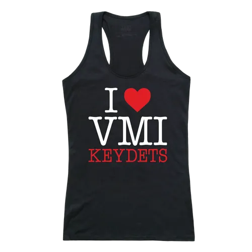 W Republic Women's I Love Tank Shirt Virginia Military Institute Keydets 532-399