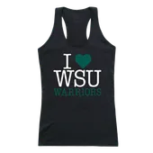 W Republic Women's I Love Tank Shirt Wayne State Warriors 532-400