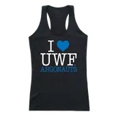 W Republic Women's I Love Tank Shirt West Florida Argonauts 532-402