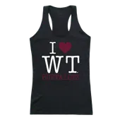 W Republic Women's I Love Tank Shirt West Texas A&M Buffaloes 532-403