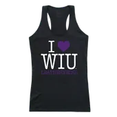 W Republic Women's I Love Tank Shirt Western Illinois Leathernecks 532-405