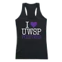 W Republic Women's I Love Tank Shirt Wisconsin Stevens Point Pointers 532-412