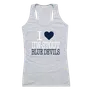 W Republic Women's I Love Tank Shirt Wisconsin Stout Blue Devils 532-413