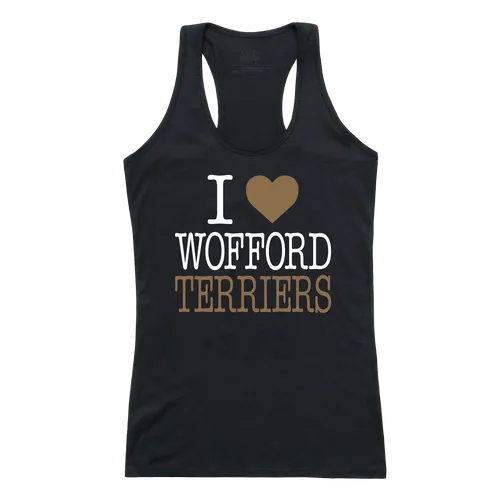 W Republic Women's I Love Tank Shirt Wofford Terriers 532-415