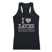 W Republic Women's I Love Tank Shirt Xavier Musketeers 532-417