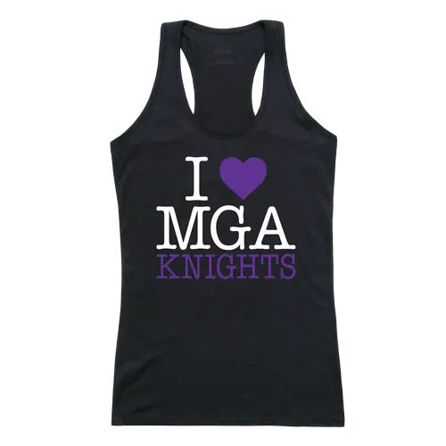 W Republic Women's I Love Tank Shirt Middle Georgia State Knights 532-420