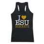 W Republic Women's I Love Tank Shirt Emporia State University Hornets 532-423