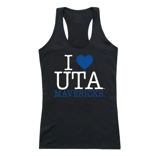 W Republic Women's I Love Tank Shirt Texas-Arlington Mavericks 532-433