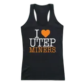 W Republic Women's I Love Tank Shirt Utep Miners 532-434