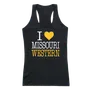 W Republic Women's I Love Tank Shirt Missouri Western State University Griffons 532-439
