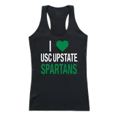 W Republic Women's I Love Tank Shirt Usc Upstate Spartans 532-443