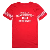 W Republic Women's Property Shirt Miami Of Ohio Redhawks 533-131