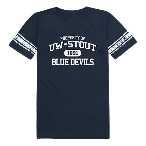 W Republic Women's Property Shirt Wisconsin Stout Blue Devils 533-413