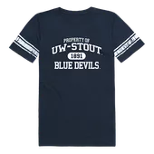 W Republic Women's Property Shirt Wisconsin Stout Blue Devils 533-413