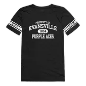 W Republic Women's Property Shirt University Of Evansville Purple Aces 533-424