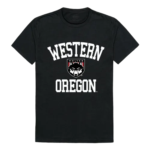 W Republic Arch Tee Shirt Western Oregon Wolves 539-406