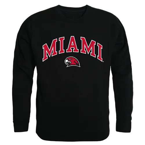 W Republic Campus Crewneck Sweatshirt Miami Of Ohio Redhawks 541-131