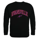 W Republic Campus Crewneck Sweatshirt University Of Evansville Purple Aces 541-424