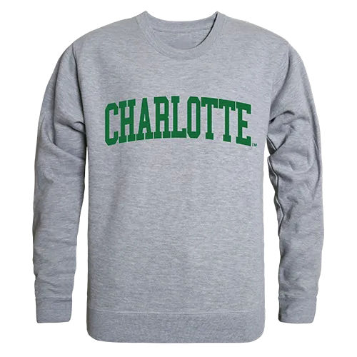 W Republic Game Day Crewneck Sweatshirt North Carolina Charlotte 49Ers 543-194