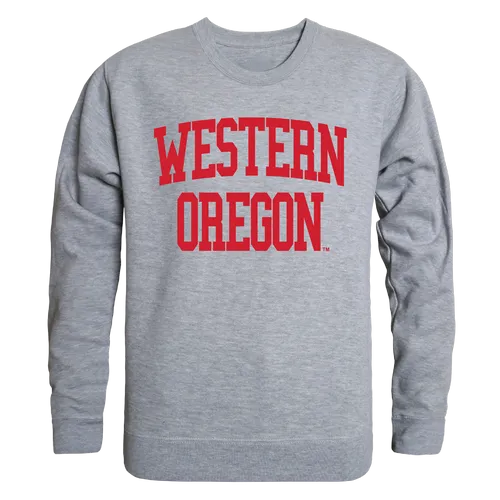 W Republic Game Day Crewneck Sweatshirt Western Oregon Wolves 543-406