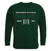 W Republic Established Crewneck Sweatshirt Hawaii Warriors 544-122