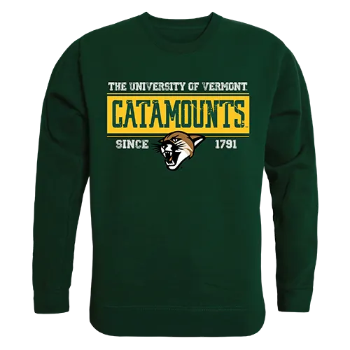 W Republic Established Crewneck Sweatshirt Vermont Catamounts 544-155