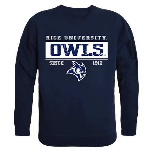 W Republic Established Crewneck Sweatshirt Rice Owls 544-172