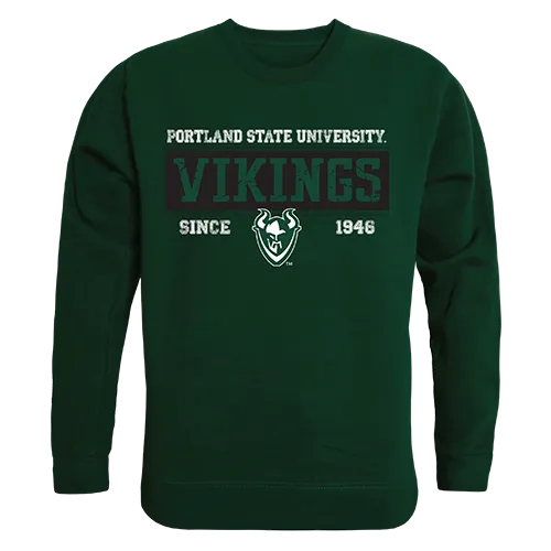 W Republic Established Crewneck Sweatshirt Portland State Vikings 544-229