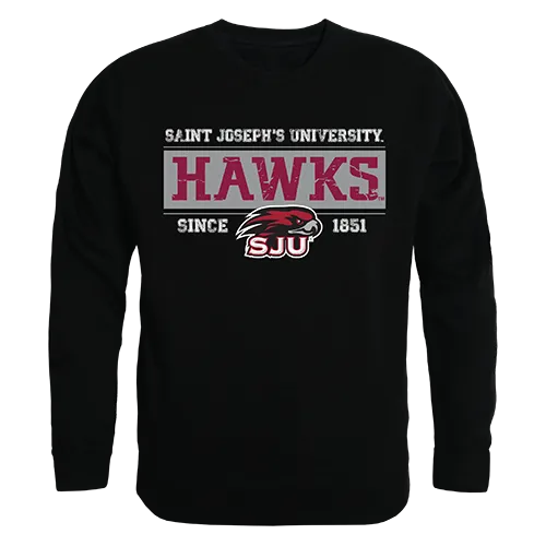 W Republic Established Crewneck Sweatshirt Saint Joseph's University Hawks 544-232