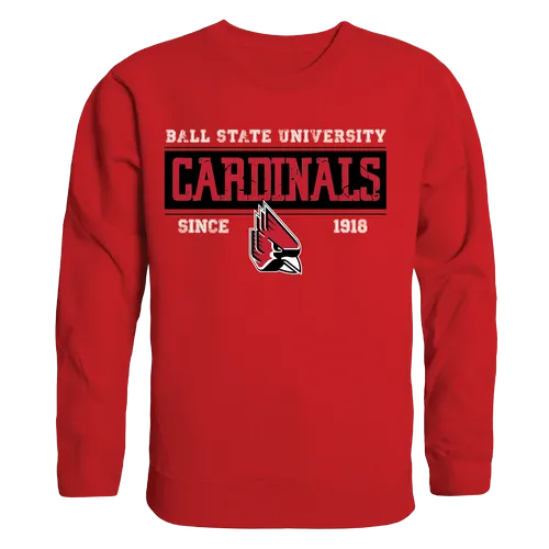 W Republic Established Crewneck Sweatshirt Ball State Cardinals 544-264