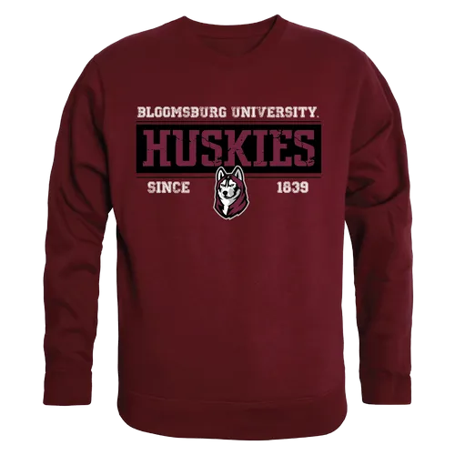 W Republic Established Crewneck Sweatshirt Bloomsburg University Huskies 544-268