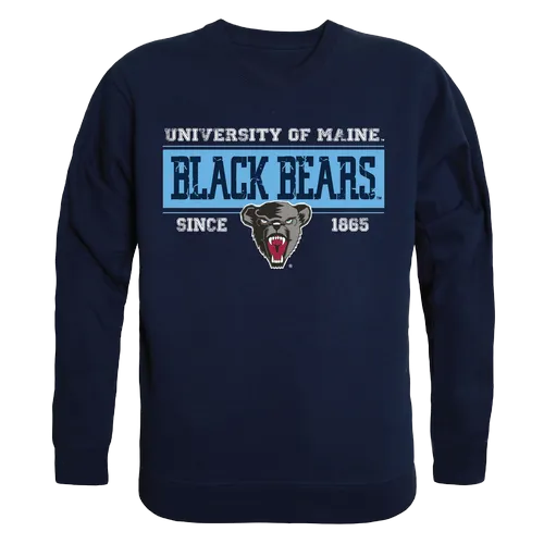 W Republic Established Crewneck Sweatshirt Maine Black Bears 544-334