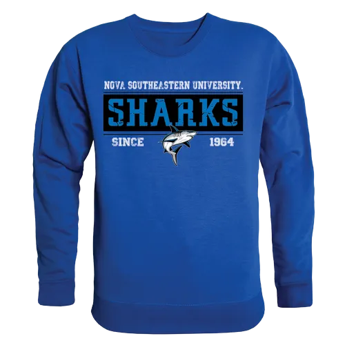 W Republic Established Crewneck Sweatshirt Nova Southeastern Sharks 544-358