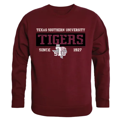 W Republic Established Crewneck Sweatshirt Texas Southern Tigers 544-393