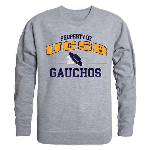 W Republic Property Of Crewneck Sweatshirt Uc Santa Barbara Gauchos 545-112