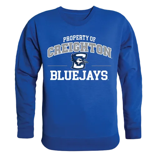 W Republic Property Of Crewneck Sweatshirt Creighton University Bluejays 545-118