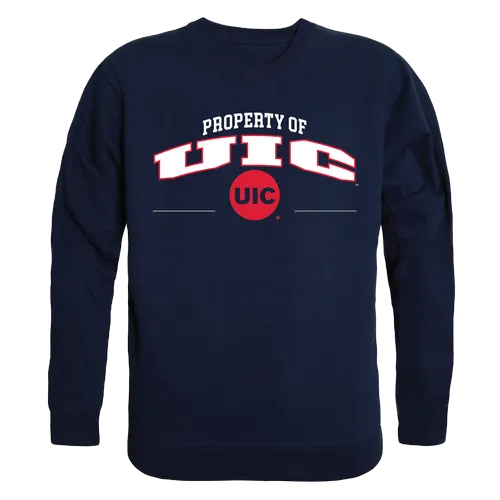 W Republic Property Of Crewneck Sweatshirt Illinois-Chicago Flames 545-180