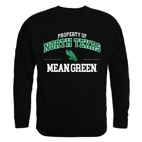 W Republic Property Of Crewneck Sweatshirt North Texas Mean Green 545-195