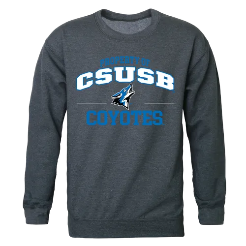 W Republic Property Of Crewneck Sweatshirt Cal State San Bernardino Coyotes 545-207