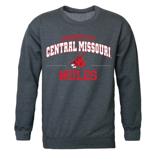 W Republic Property Of Crewneck Sweatshirt Central Missouri Mules 545-209