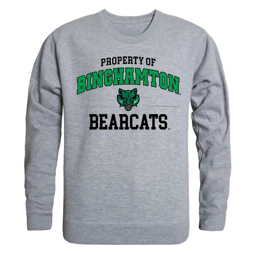 W Republic Property Of Crewneck Sweatshirt Binghamton University Bearcats 545-267