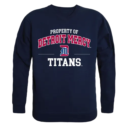 W Republic Property Of Crewneck Sweatshirt Detroit Mercy Titans 545-290