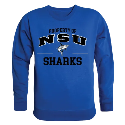 W Republic Property Of Crewneck Sweatshirt Nova Southeastern Sharks 545-358