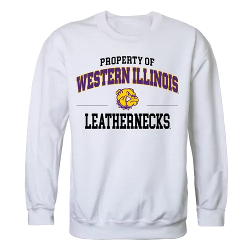 W Republic Property Of Crewneck Sweatshirt Western Illinois Leathernecks 545-405